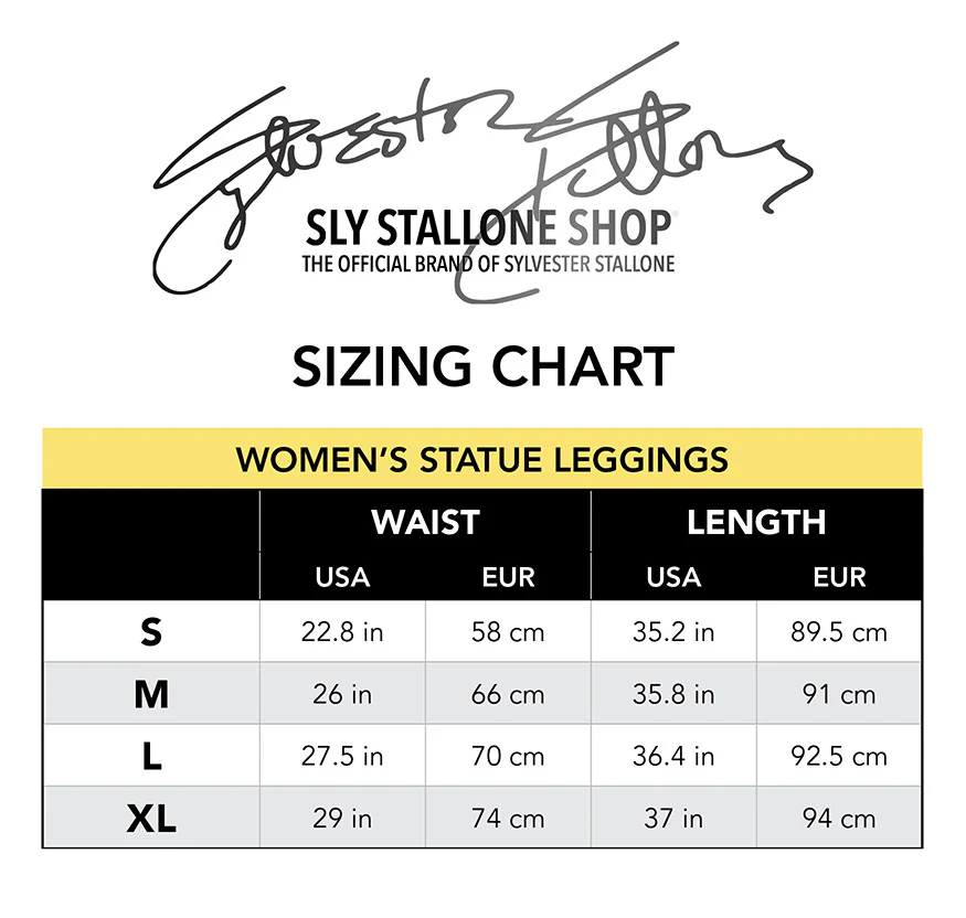 Rocky Statue White Leggings - Image 2